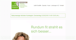 Desktop Screenshot of fit-gesund-entspannt.de